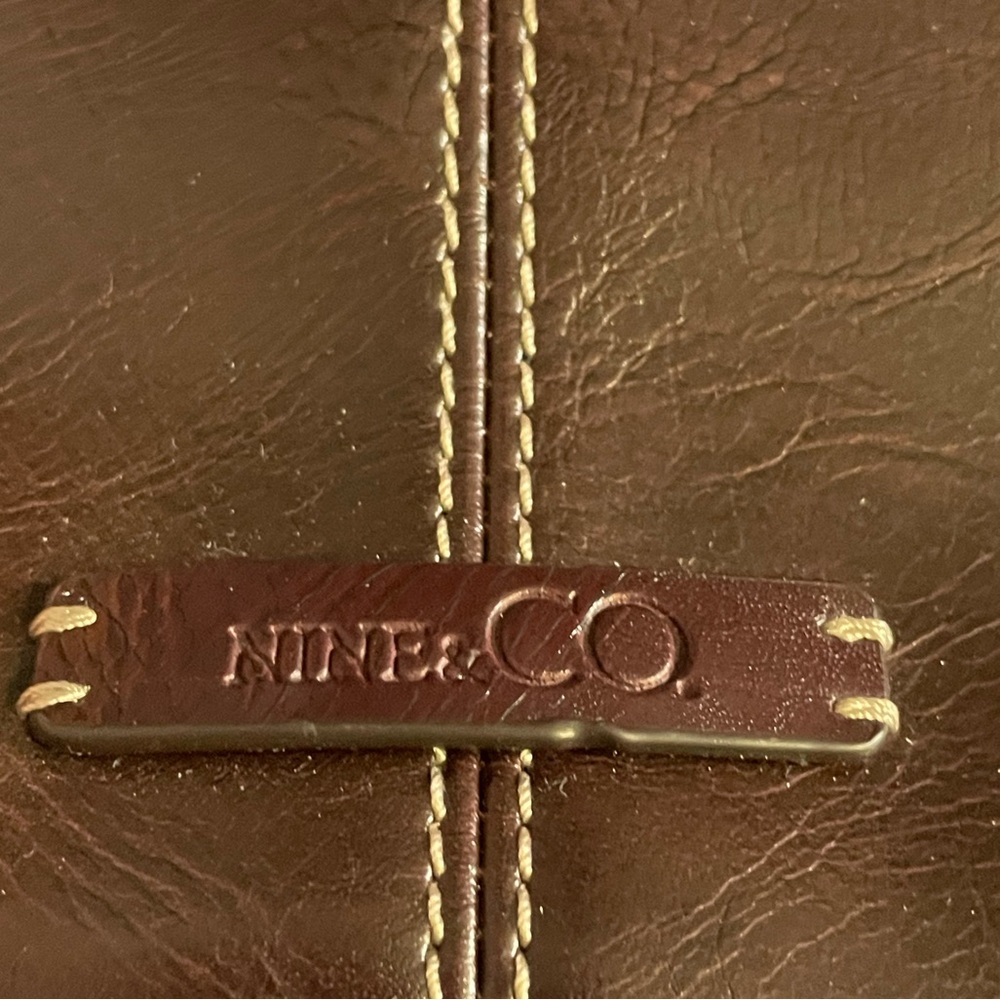 🔥3 for $15 Sale- Elegant Brown Faux Leather Shoulder Bag - Picture 3 of 8